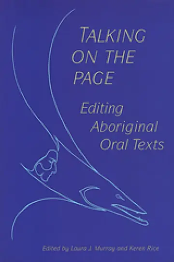 Cover of Talking on the Page