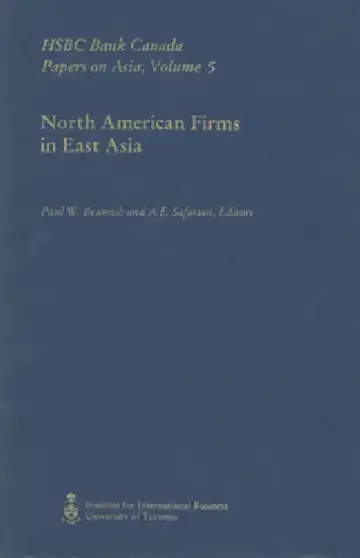 Cover of North American Firms in East Asia