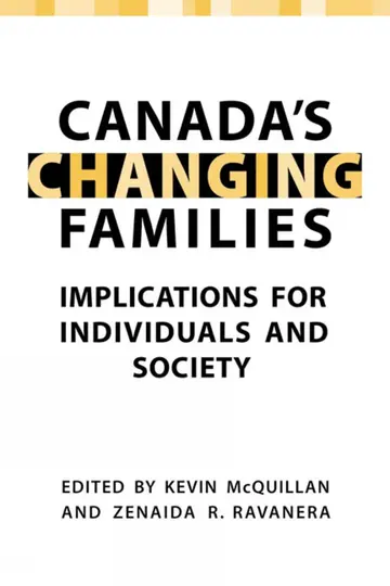 Cover of Canada's Changing Families