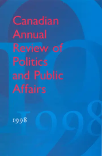 Cover of Canadian Annual Review of Politics and Public Affairs, 1998
