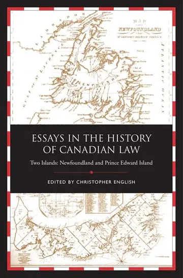 Cover of Essays in the History of Canadian Law