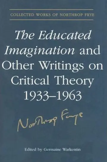 Cover of The Educated Imagination and Other Writings on Critical Theory 1933-1963