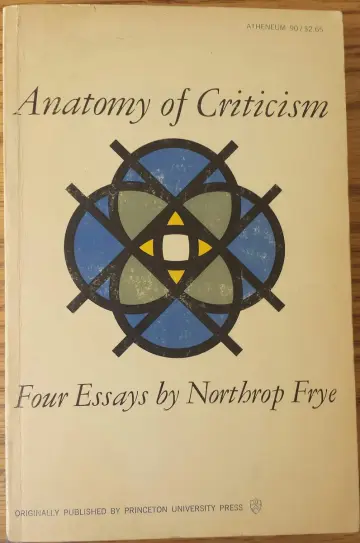 Cover of Anatomy of Criticism