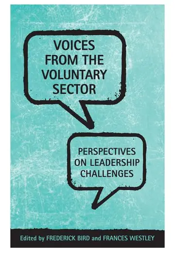Cover of Voices from the Voluntary Sector