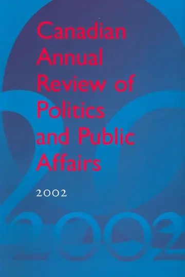 Cover of Canadian Annual Review of Politics and Public Affairs 2002