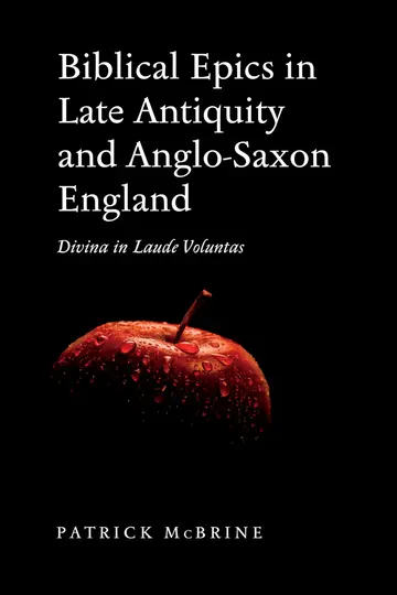 Cover of Biblical Epics in Late Antiquity and Anglo-Saxon England