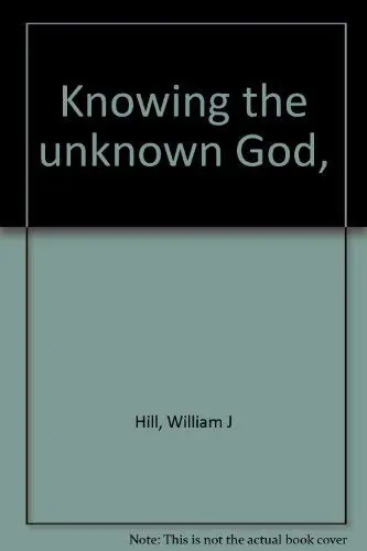 Cover of Knowing the unknown God