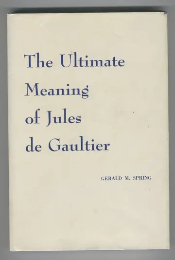 Cover of The ultimate meaning of Jules de Gaultier