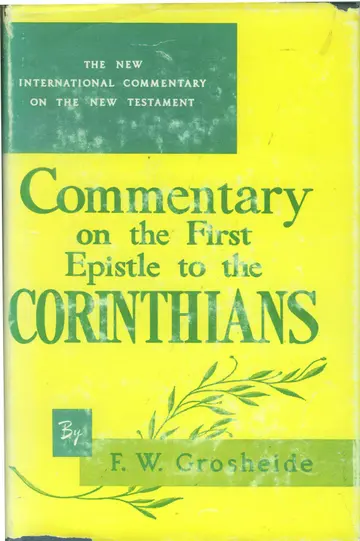 Cover of The First epistle of Paul to the Corinthians