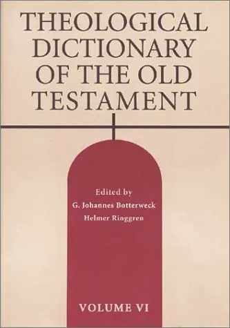 Cover of Theological Dictionary of the Old Testament