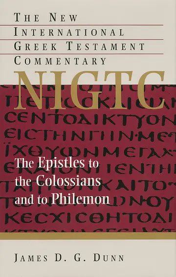 Cover of The Epistles to the Colossians and to Philemon