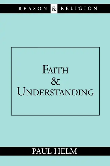 Cover of Faith and Understanding