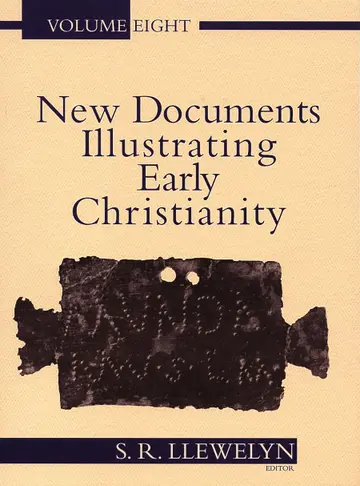 Cover of New Documents Illustrating Early Christianity