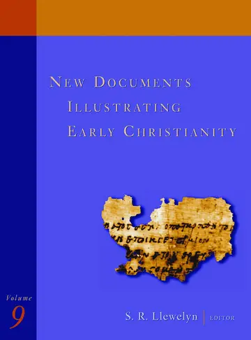 Cover of New Documents Illustrating Early Christianity
