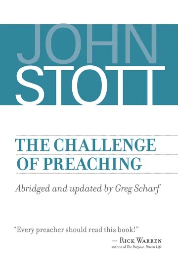 Cover of The Challenge of Preaching
