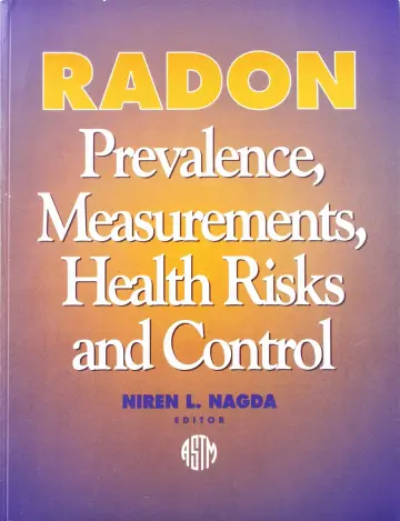 Cover of Radon Prevalence Measurements, Health Risks and Control