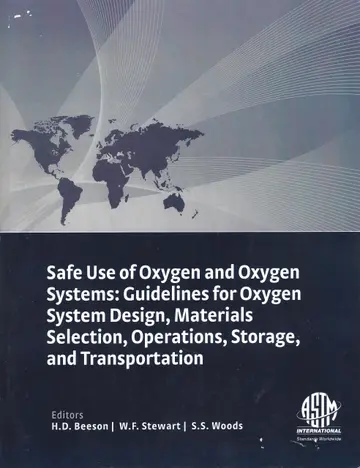 Cover of Safe Use of Oxygen and Oxygen Systems