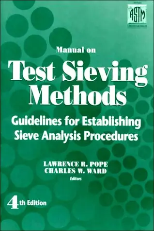 Cover of Manual on Test Sieving Methods