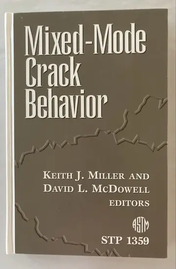 Cover of Mixed Mode Crack Behavior