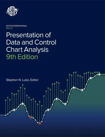 Cover of Presentation of Data and Control Chart Analysis 9th Edition