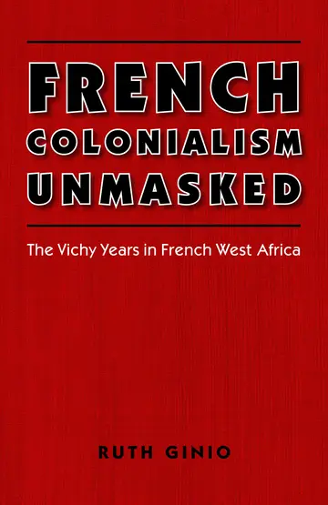 Cover of French Colonialism Unmasked