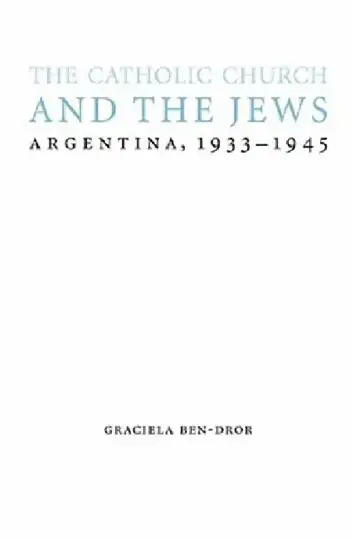 Cover of The Catholic Church and the Jews