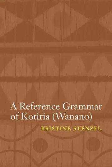 Cover of A Reference Grammar of Kotiria Wanano