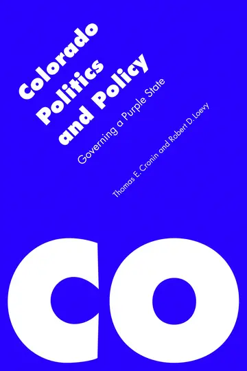 Cover of Colorado Politics and Policy