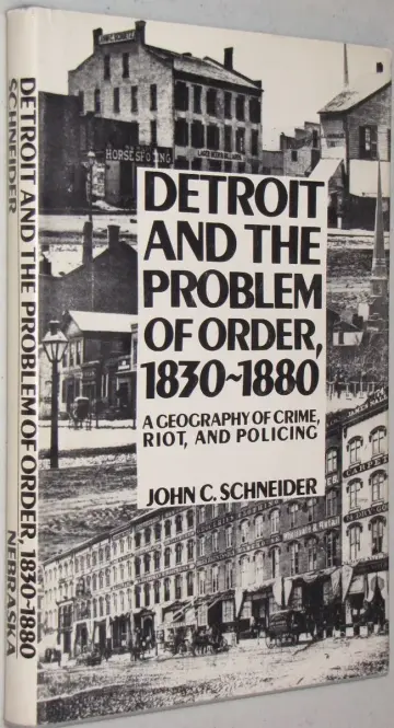 Cover of Detroit and the Problem of Order, 1830-80