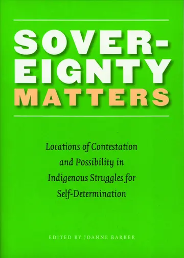 Cover of Sovereignty Matters