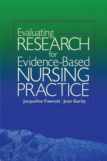 Cover of Evaluating Research for Evidence-Based Nursing Practice