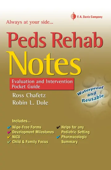 Cover of Peds Rehab Notes
