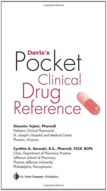 Cover of Davis's Pocket Clinical Drug Reference