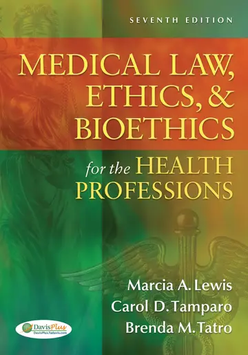 Cover of Medical Law, Ethics, & Bioethics for the Health Professions