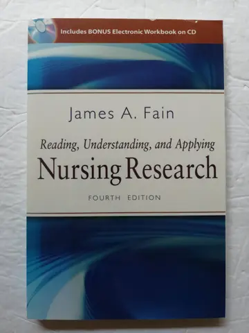 Cover of Reading, Understanding, and Applying Nursing Research
