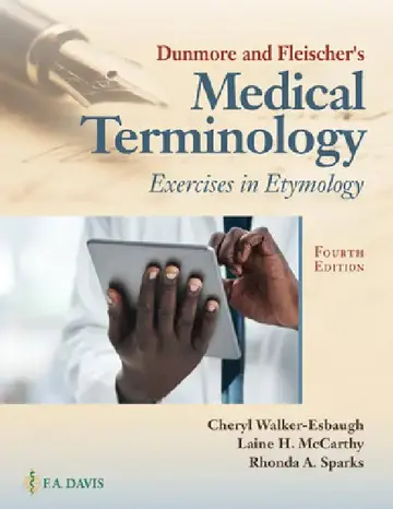 Cover of Dunmore and Fleischer's Medical Terminology