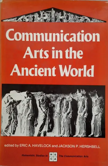 Cover of Communication Arts in the Ancient World