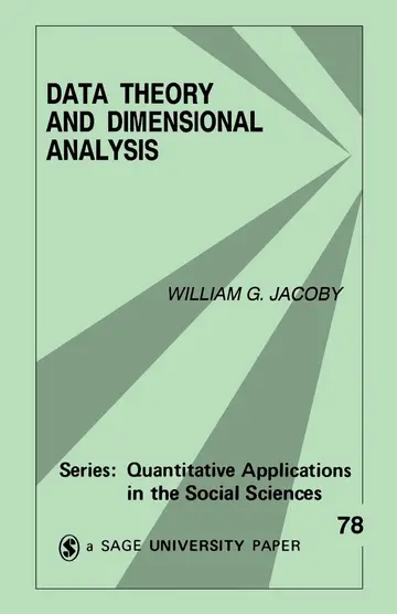 Cover of Data Theory and Dimensional Analysis - Vol. 78