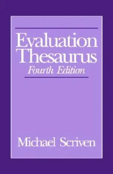 Cover of Evaluation Thesaurus