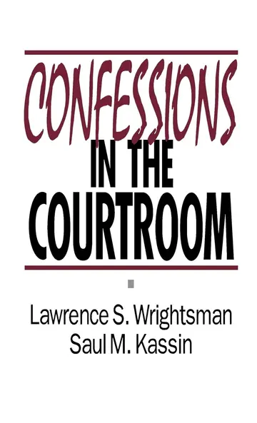 Cover of Confessions in the Courtroom