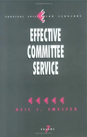 Cover of Effective Committee Service - Vol. 7