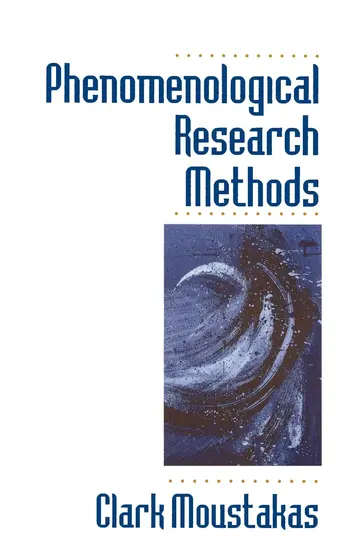 Cover of Phenomenological Research Methods