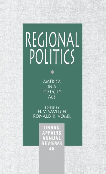 Cover of Regional Politics