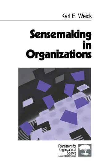 Cover of Sensemaking in Organizations - Vol. 3