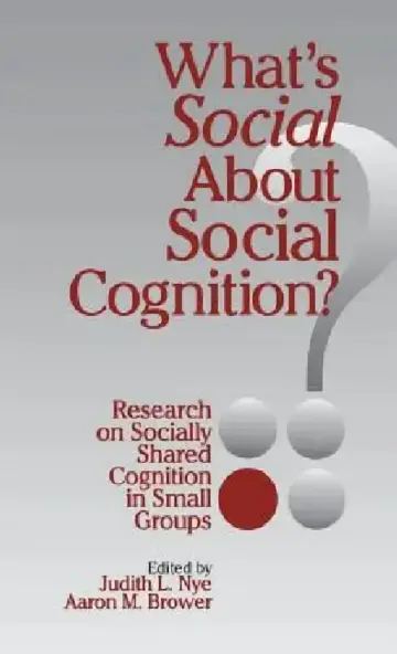 Cover of What's Social about Social Cognition?