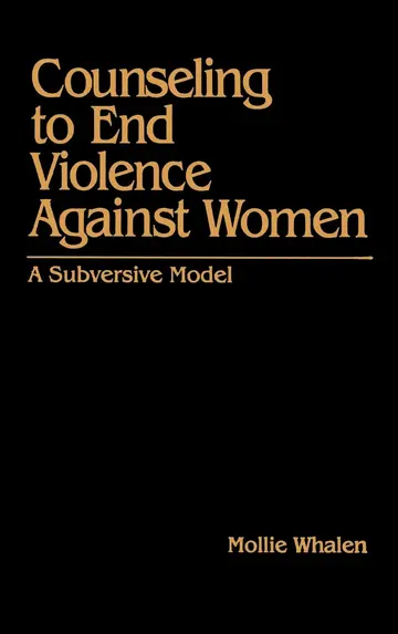 Cover of Counseling to End Violence against Women