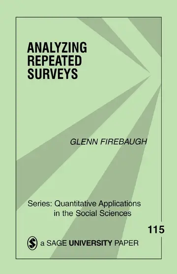 Cover of Analyzing Repeated Surveys