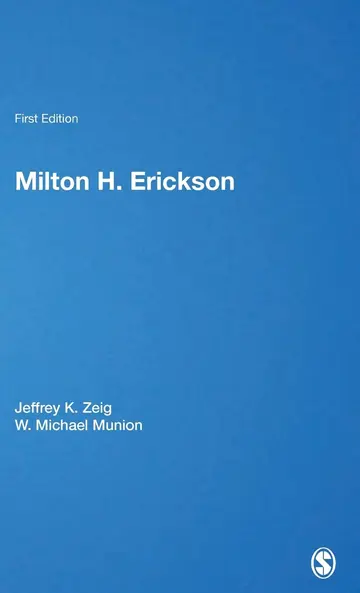 Cover of Milton H Erickson
