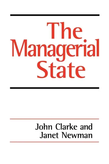 Cover of The Managerial State