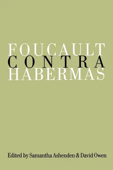 Cover of Foucault Contra Habermas